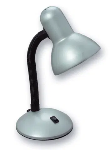 Stolní lampy do kanceláře Ecolite Lampa stolní šedá L077M-STR