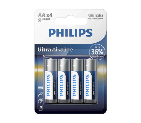 Baterie primární Baterie Philips Ultra Alkaline AA 4ks