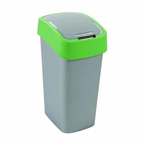 Odpadkové koše Curver Odpadkový koš FLIP BIN 50 l, zelená