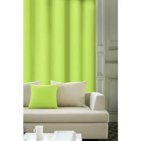 Závěsy Výprodej Dekorační látky, Blackout Jednobarevný 150 cm, zelenázelená