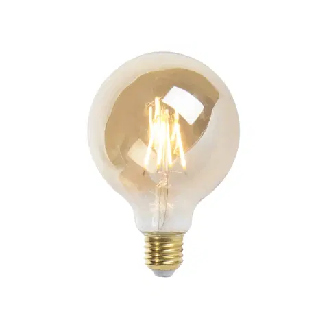 Zarovky E27 stmívatelná LED lampa G95 goldline 5W 360 lm 2200K