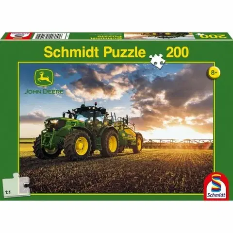 Puzzle Schmidt Puzzle Traktor John Deere 6150R, 200 dílků
