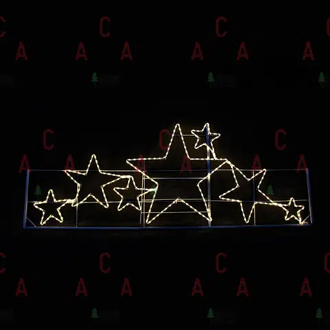 Venkovní dekorace ACA Lighting Vánoční LED venkovní hvězdy teplá bílá X082641215