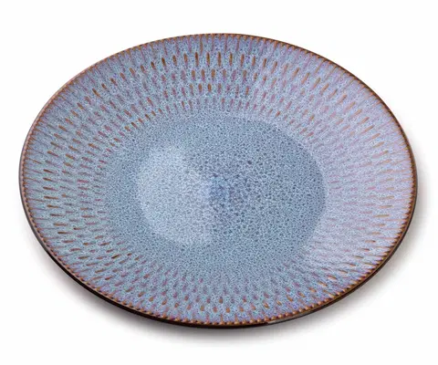Talíře Affekdesign Keramický talíř ERICA 27 cm modro-šedý