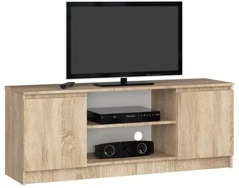 TV stolky Ak furniture TV stolek Beron 140 cm sonoma