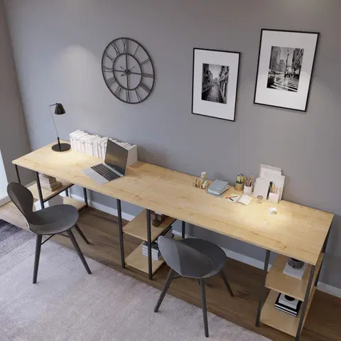 Kancelářské a psací stoly Psací stůl TASARIM dub