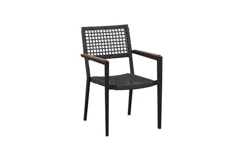 Zahradní židle a křesla Higold Zahradní jídelní židle HIGOLD Champion černá