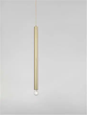 Moderní závěsná svítidla NOVA LUCE závěsné svítidlo NORWAY zlatý hliník zlatý kabel E27 1x12W 230V IP20 bez žárovky 9287949