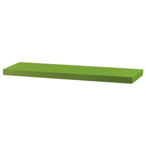 Regály a poličky Nástěnná polička TATUM 80cm, zelená