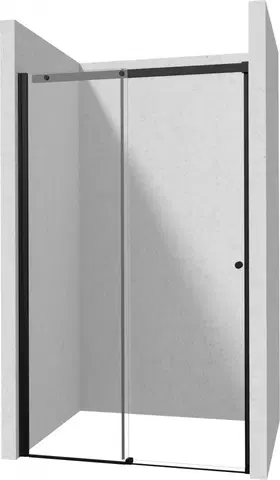 Sprchové kouty DEANTE Kerria Plus nero Sprchové dveře, 140 cm posuvné KTSPN14P