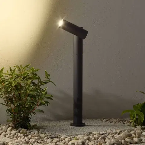 Sloupková světla Lucande LED světlo na podstavci Narea, nastavitelné, 43 cm