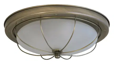 Klasická stropní svítidla Rabalux stropní svítidlo Sudan E27 2x MAX 40W bronzová 7995