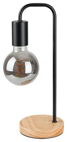 Designové stolní lampy Rabalux stolní lampa Bruno E27 1x MAX 40W černá 2090