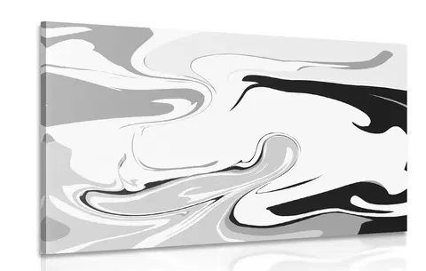 Černobílé obrazy Obraz abstraktní vzor v černobílém provedení