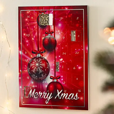 Svíčky a světelné dekorace Adventní kalendář "Vánoční ozdoby"