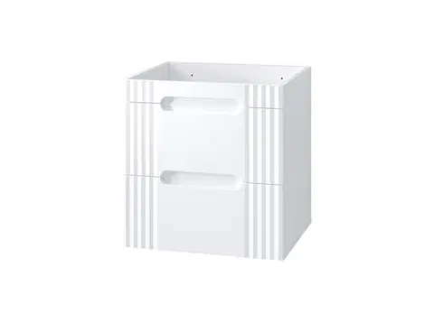 Koupelnový nábytek Comad Závěsná skříňka pod umyvadlo Fiji 60 cm bílá
