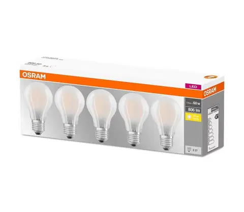 Žárovky Osram SADA 5x LED Žárovka E27/7W/230V 2700K - Osram 