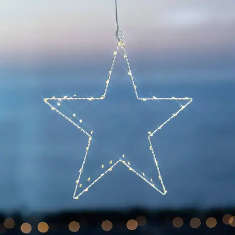 Vánoční osvětlení Sirius Vánoční dekorativní hvězda LED Liva Star bílá 30