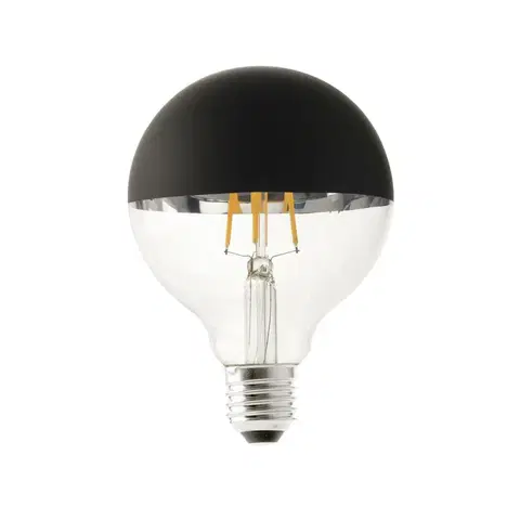 LED žárovky FARO LED žárovka G95 dekorativní černá E27 4W 2700K DIM