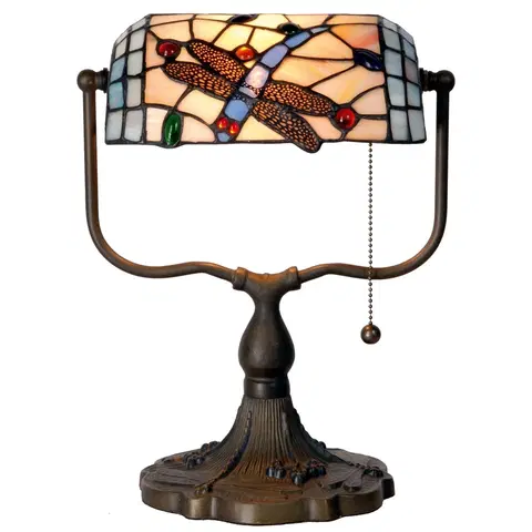 Svítidla Stolní lampa Tiffany - 27*20*36 cm 1x E27  Clayre & Eef 5LL-1144