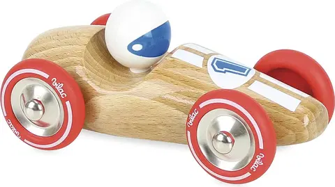 Dřevěné hračky Vilac Závodní auto RACING přírodní
