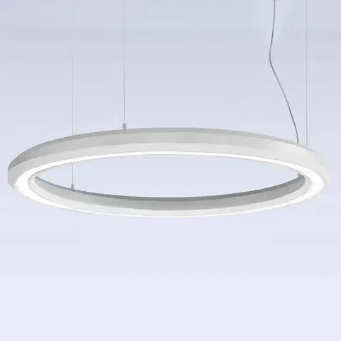 Závěsná světla Marchetti LED závěsné svítidlo Materica spodní Ø 90 cm bílé