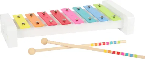 Hudební nástroje pro děti Small foot Dřevěný xylofon SOUND vícebarevný