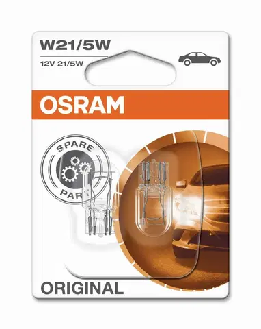 Autožárovky OSRAM W21/5W 12V 21/5 W W3x16q  2ks blistr 7515-02B