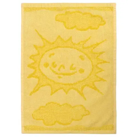 Ručníky Profod Dětský ručník Sun yellow, 30 x 50 cm