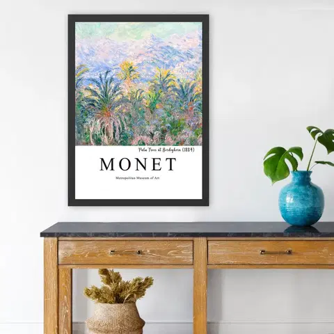 Obrazy Dekorativní obraz Monet PALMOVÝ LES Polystyren 35x45cm