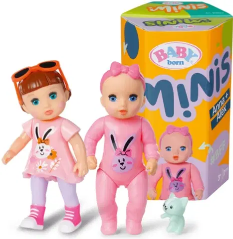 Hračky panenky ZAPF CREATION -  BABY born Minis Sada 2 panenek, verze 2