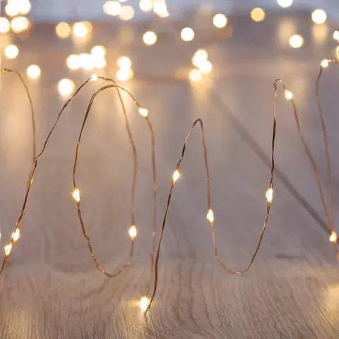Vánoční řetězy a lamety DecoKing Sada 4 LED světelných řetězů OLD COLLECTIONS 500 cm