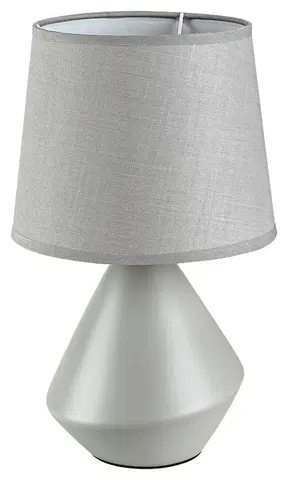 Lampy na noční stolek Rabalux stolní lampička Wendy E14 1x MAX 40W šedá 5220