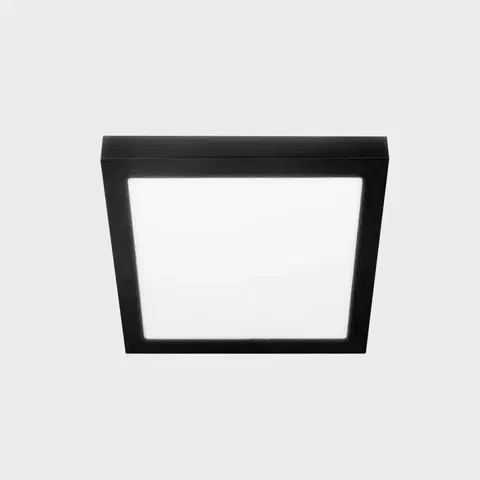 Klasická stropní svítidla KOHL LIGHTING KOHL-Lighting DISC SLIM SQ stropní svítidlo černá 12 W 4000K fázové stmívání