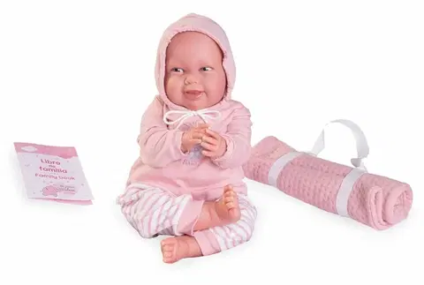 Hračky panenky ANTONIO JUAN - 81380 Můj první REBORN ALEJANDRA - realistická panenka s měkkým látkovým tělem