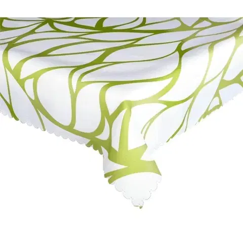 Ubrusy Forbyt, Ubrus s nešpinivou úpravou, Eline, zelená 100 x 140 cm