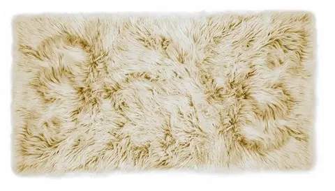 Koberce a koberečky Kontrast Kusový koberec s vysokým vlasem OMBRE 120 x 160 cm - hořčicový