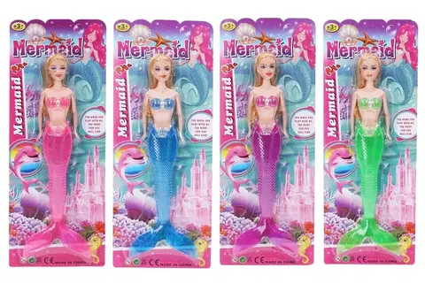 Hračky panenky WIKY - Mořská víla 30cm, Mix Produktů