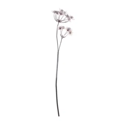 Umělé květiny Větvička Thistle white 100cm