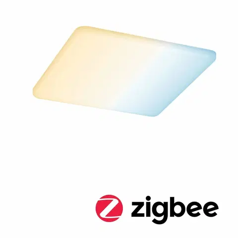 Chytré osvětlení PAULMANN LED vestavné svítidlo Veluna VariFit Zigbee měnitelná bílá 185x185mm IP44 15W 953.84