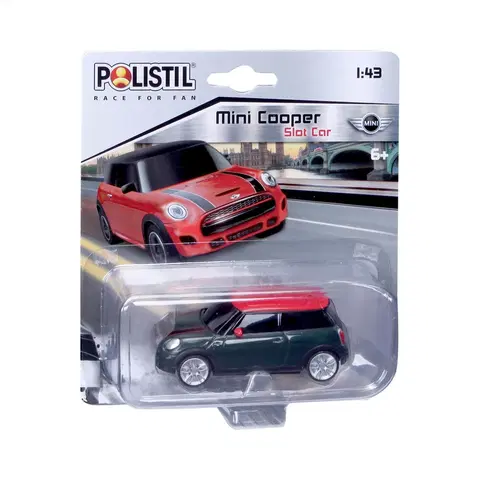 Hračky POLISTIL - Mini Cooper Slot car 1:43 Black