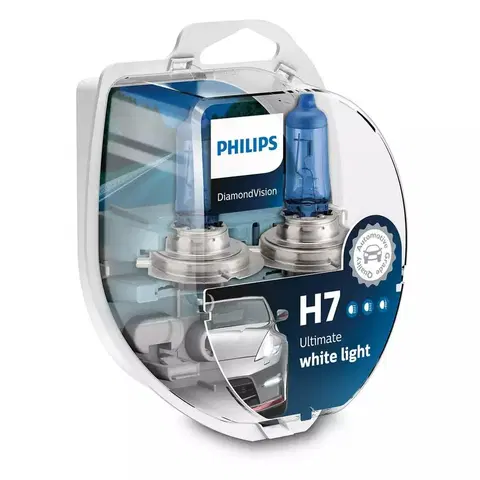Autožárovky Philips H7 12V 55W PX26d DiamondVision 2ks 12972DVS2