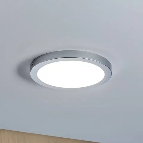 LED panely Paulmann Paulmann Atria LED stropní světlo Ø 22cm chrom mat