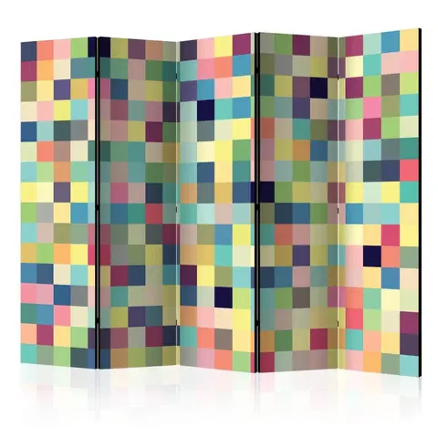 Paravány Paraván Millions of colors Dekorhome 225x172 cm (5-dílný)