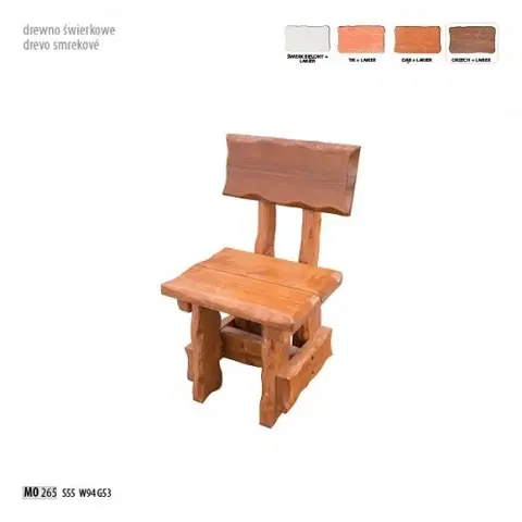 Výprodej nábytku skladem Drewmax Zahradní židle MO265 | ořech lak | výprodej