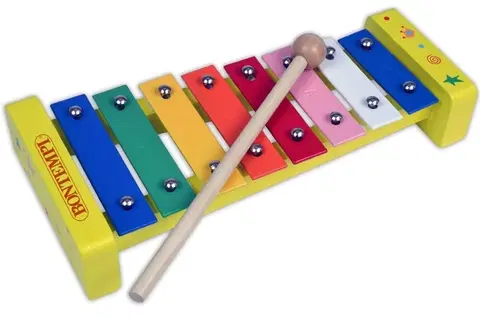 Hračky BONTEMPI - dětský dřevěný xylofon