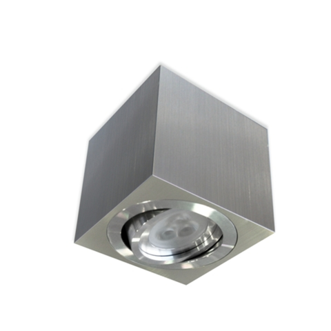 Moderní stropní svítidla BPM Stropní svítidlo Aluminio Plata kartáčovaný hliník GU10 50W 230V 8016.01