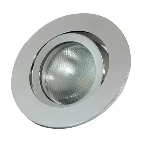 Bodovky 230V MEGATRON LED kroužek pro zapuštění Decoclic GU10/GU5.3, kulatý, stříbrný