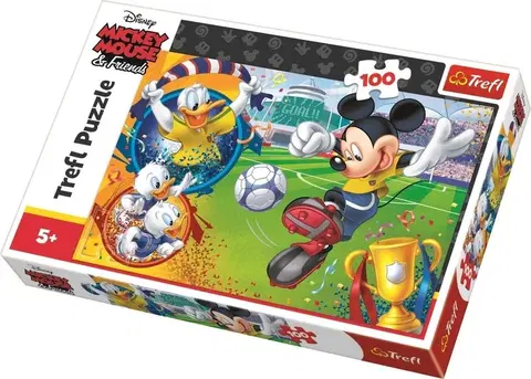 Hračky puzzle TREFL - Puzzle 100 Mickey Mouse