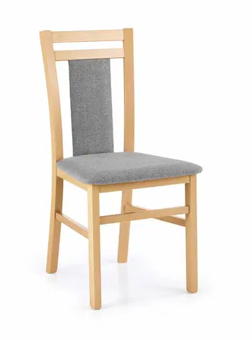 Židle Jídelní židle HUBERT 8 Halmar Dub medový
